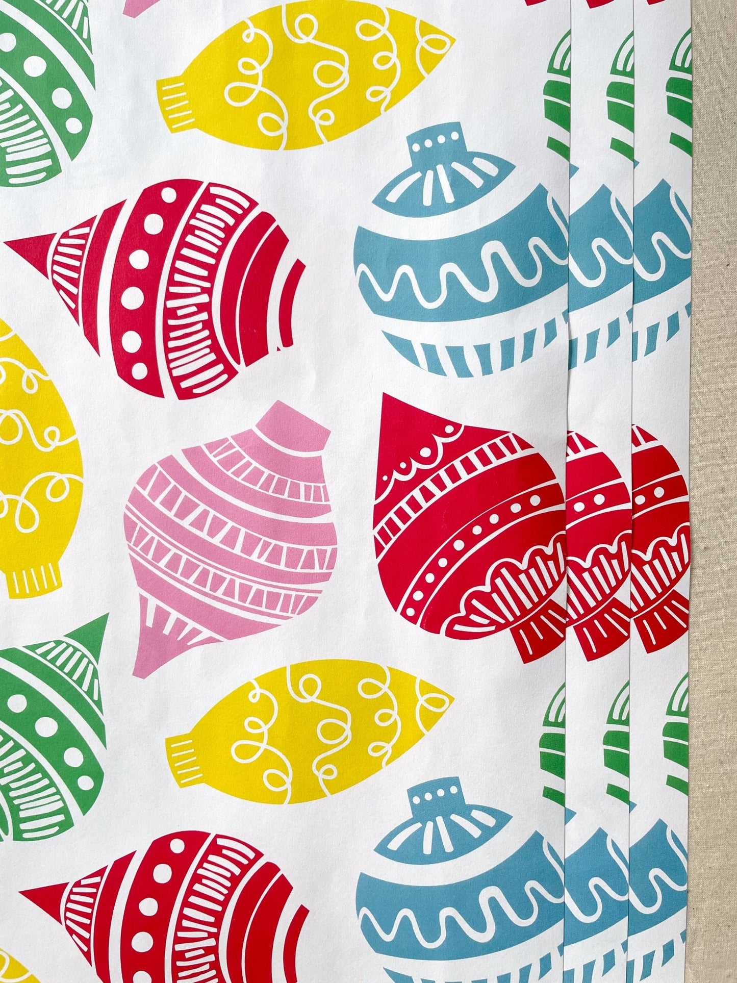 Ornaments Gift Wrapping Paper