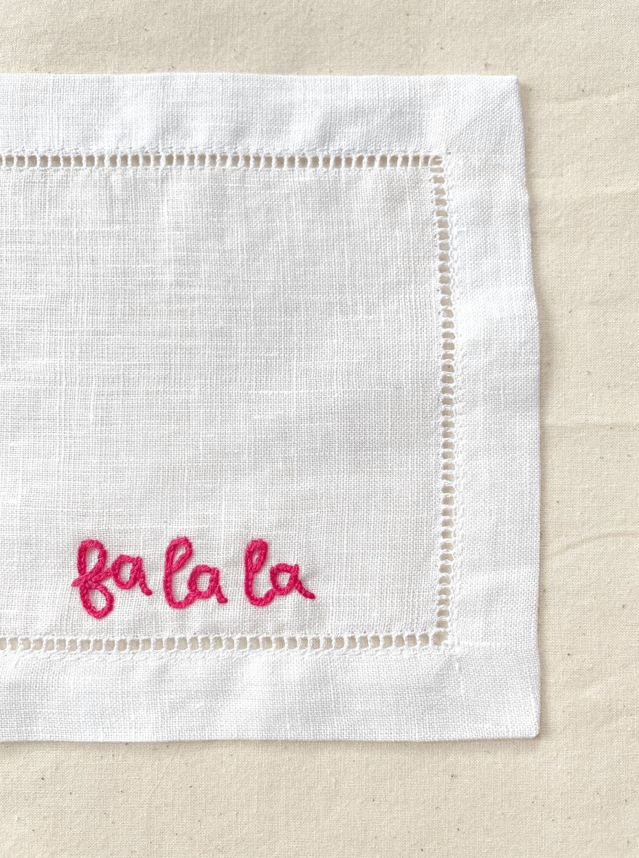 Fa La La Cocktail Napkins