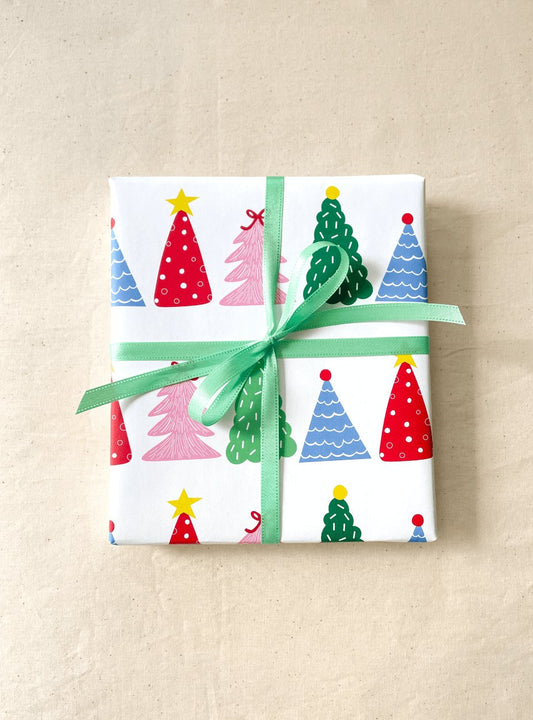 Holiday Tree Gift Wrapping Paper