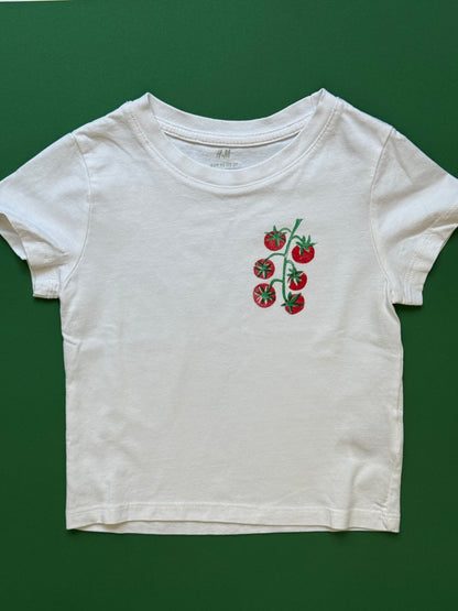Vine Ripe Tomato Block Print Kid’s T-Shirt | 2T