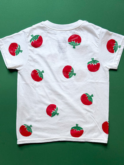 Scattered Tomatoes Block Print Kid’s T-Shirt