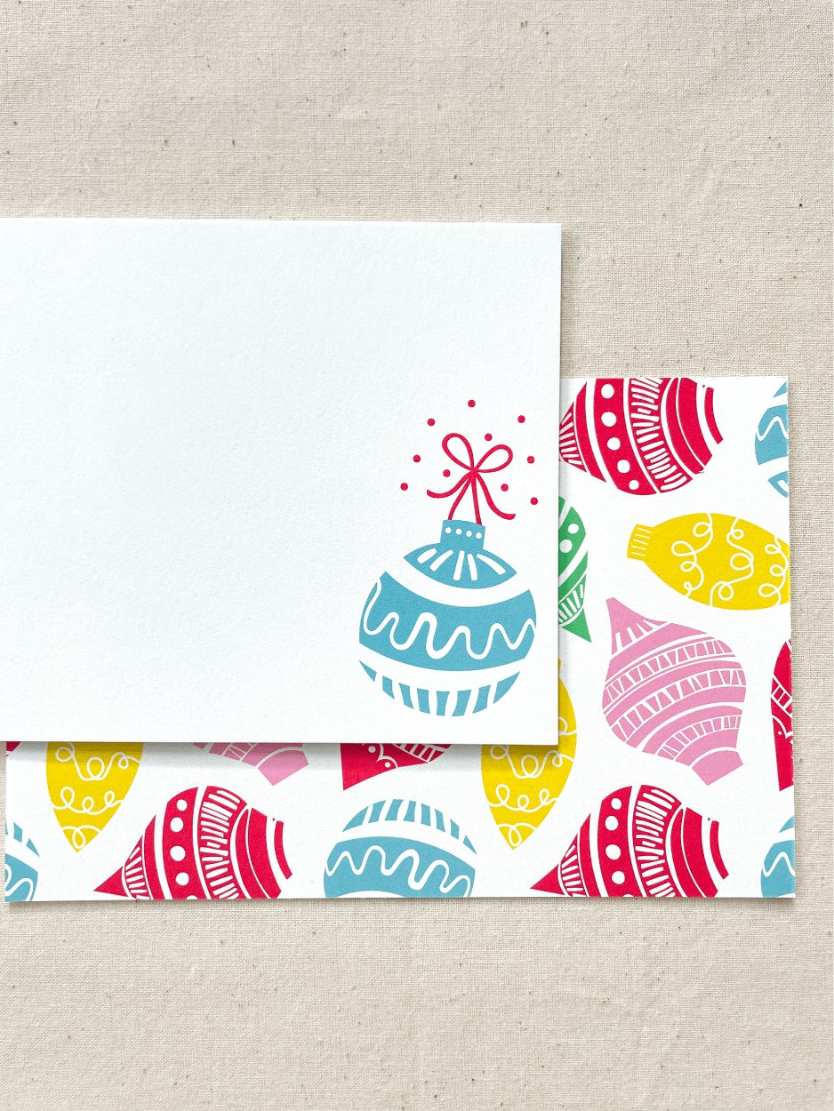 Ornaments Flat Cards | Set of 10