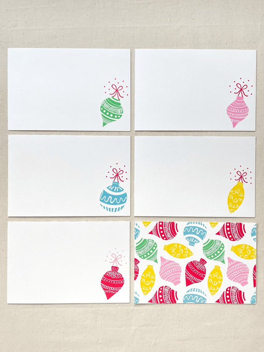 Ornaments Flat Cards | Set of 10