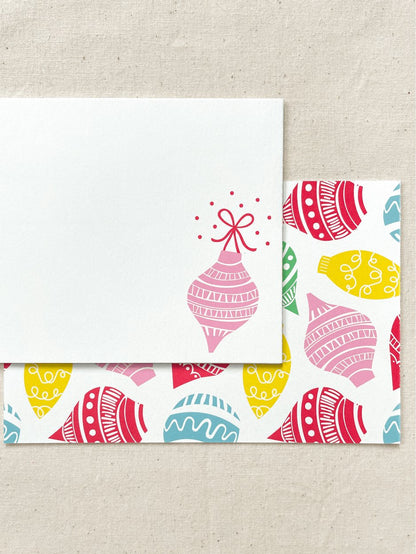 Ornaments Flat Cards | Set of 10