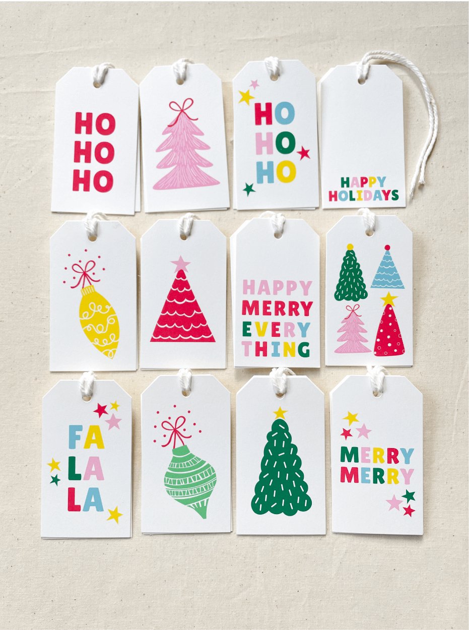 Holiday Menagerie Gift Tags