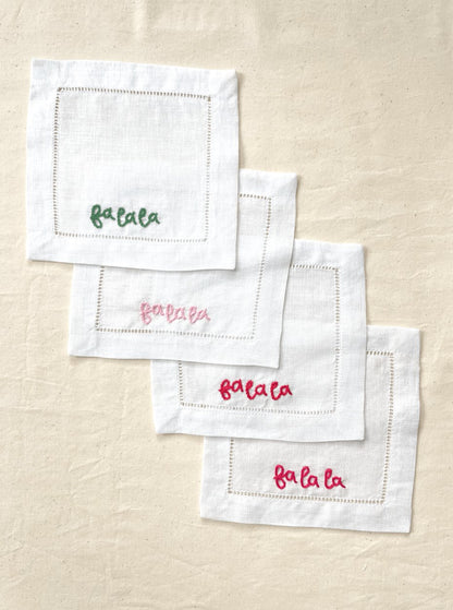 Fa La La Cocktail Napkins