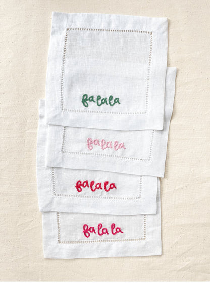 Fa La La Cocktail Napkins