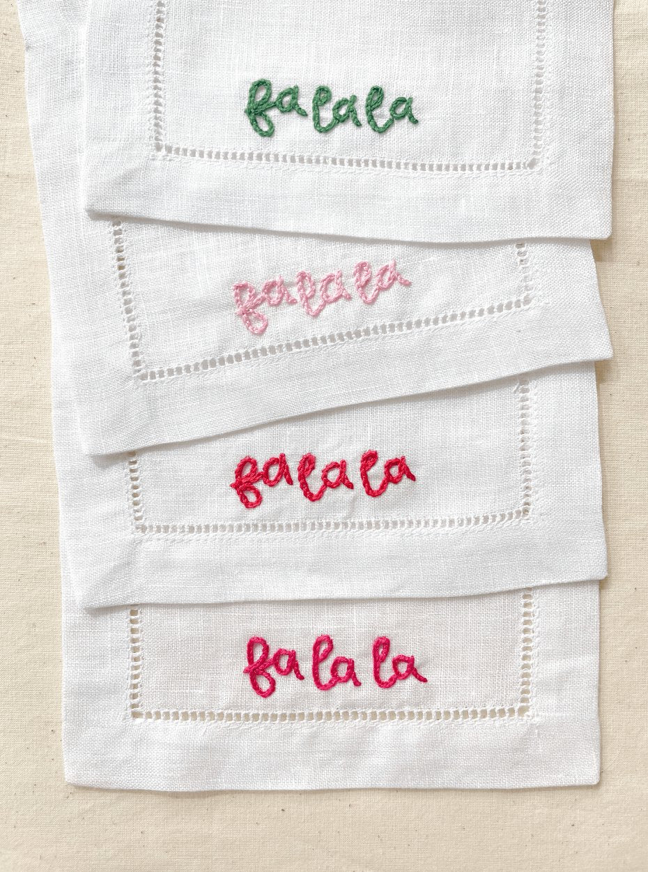 Fa La La Cocktail Napkins