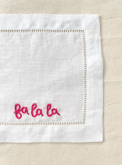 Fa La La Cocktail Napkins