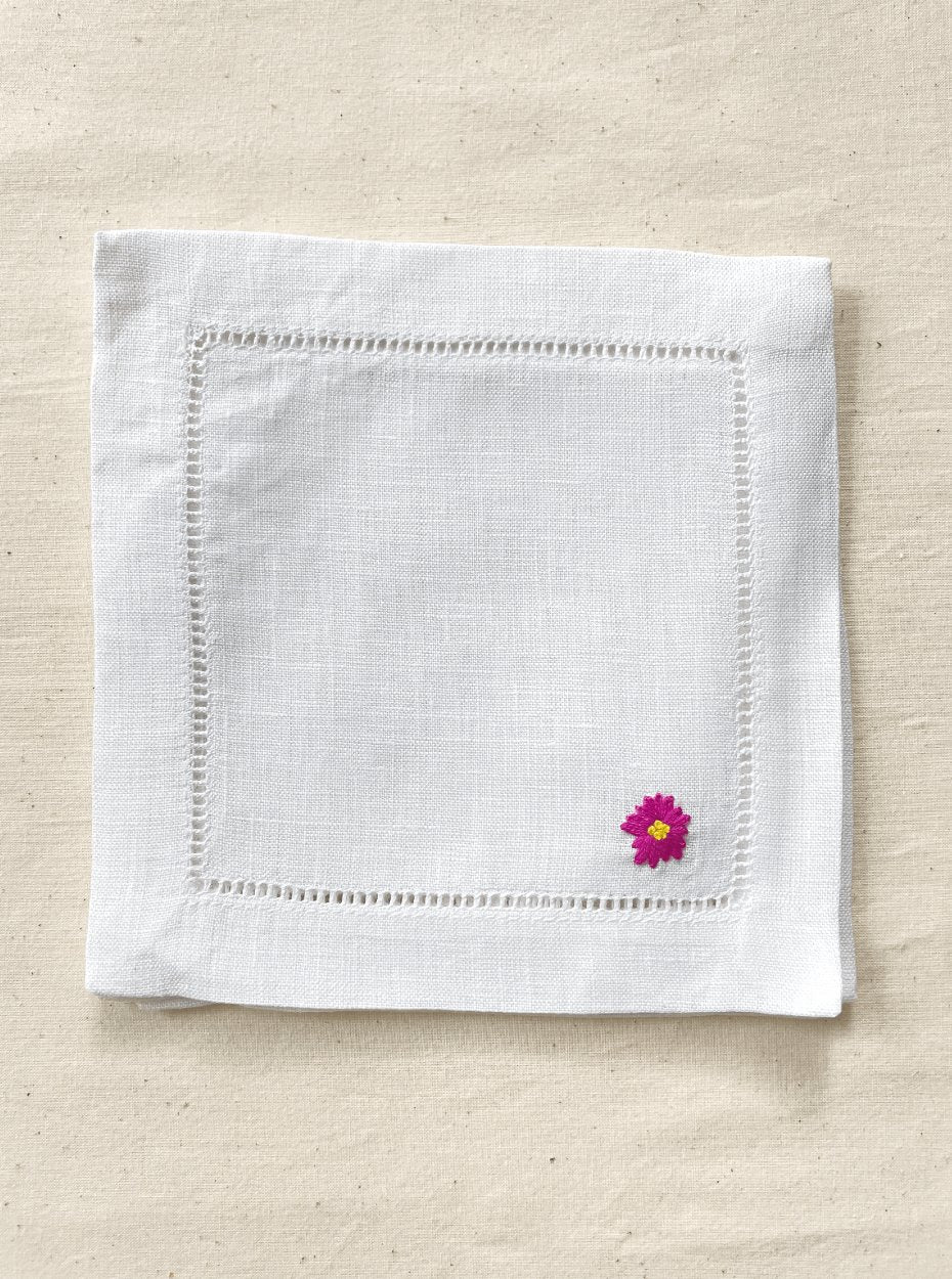 Small Flowers Cocktail Napkins