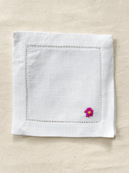 Small Flowers Cocktail Napkins