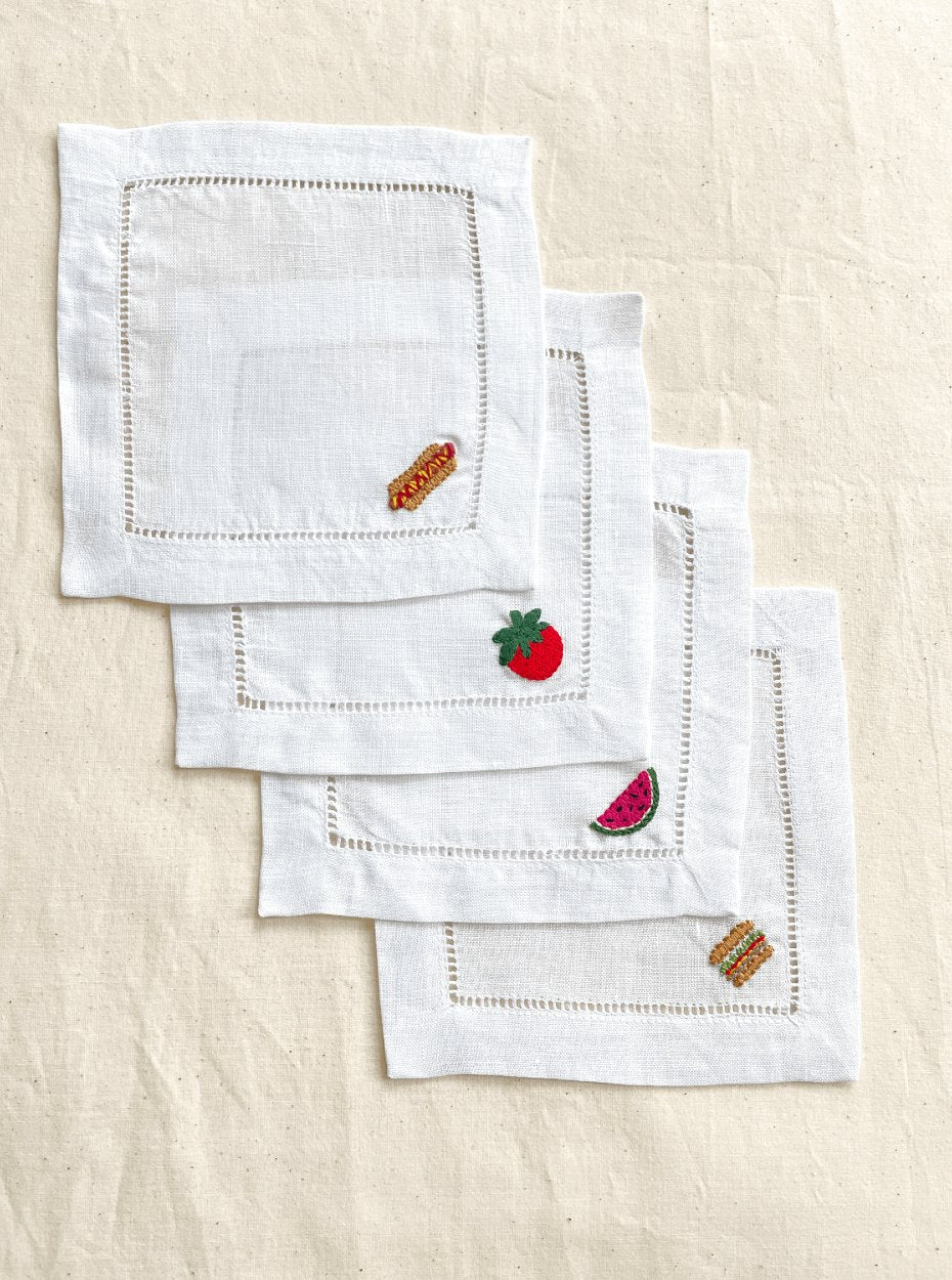 Summer Foods Cocktail Napkins