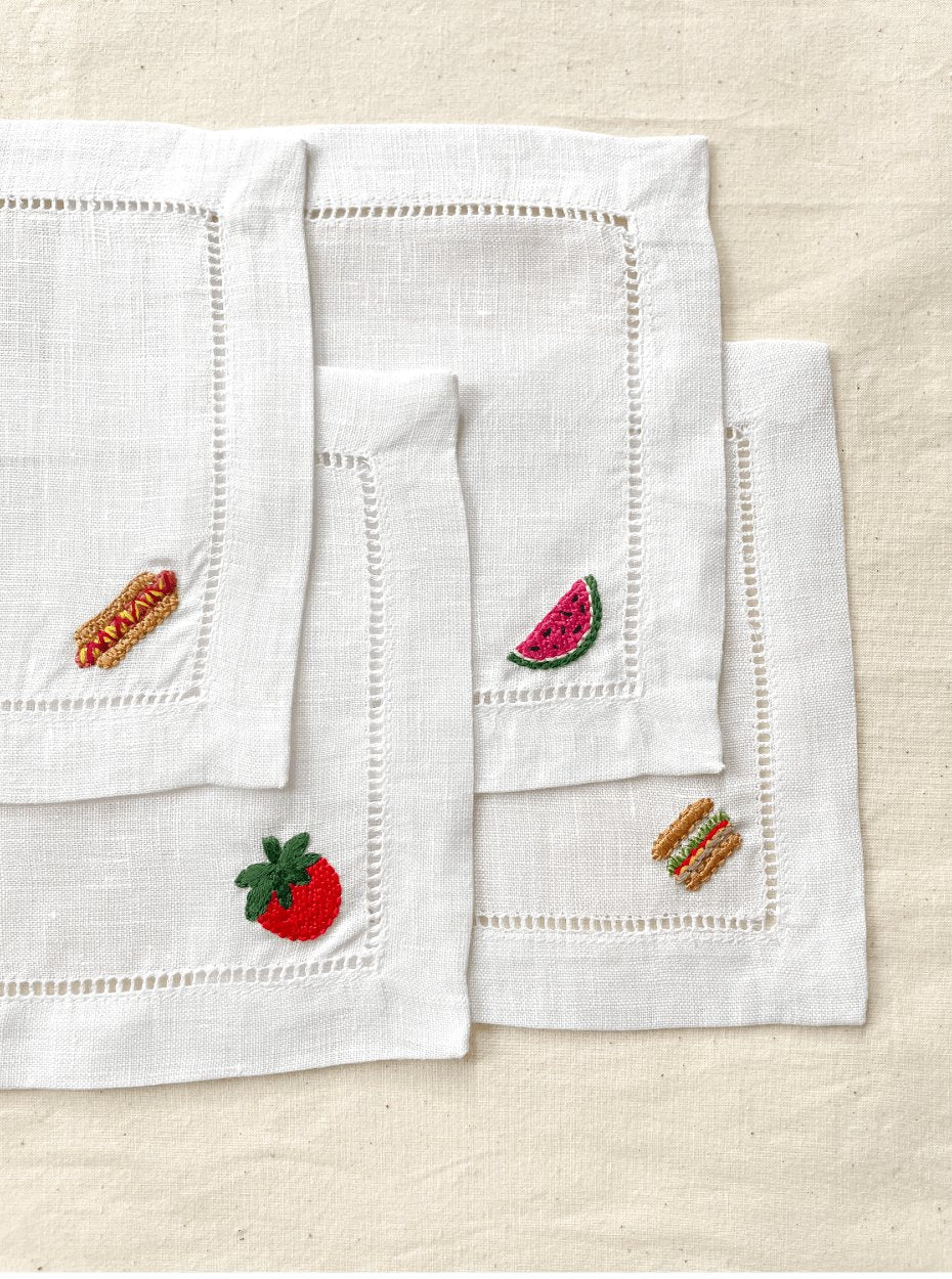 Summer Foods Cocktail Napkins