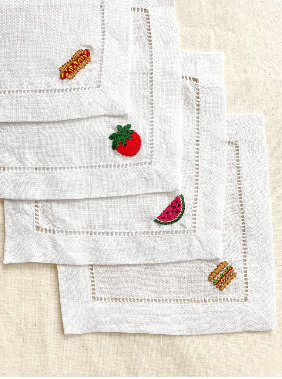 Summer Foods Cocktail Napkins