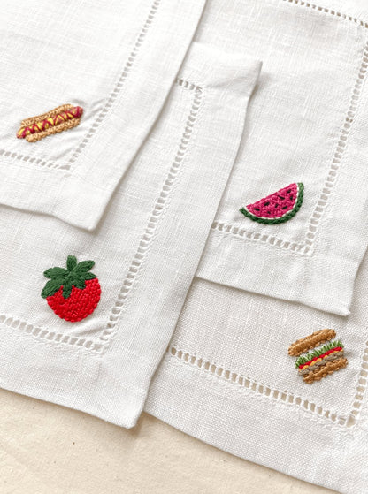 Summer Foods Cocktail Napkins