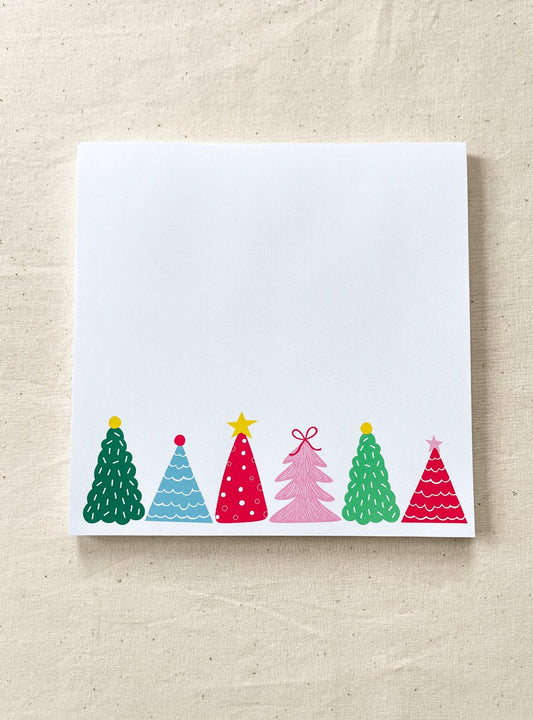 Holiday Trees Notepad